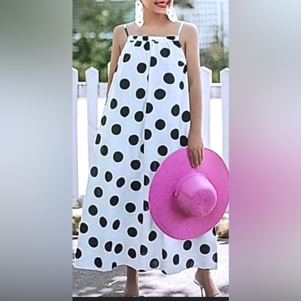 NWT TABITHA BROWN  Polka Dot Cover Up Dress 2X